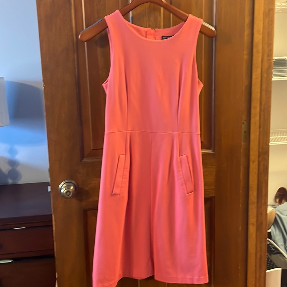 Banana republic size 2 coral pink sheath dress